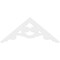 Ekena Millwork Pitch Robin Architectural Grade PVC Gable Pediment, 60"W x 25"H x 1"P (10/12) GPP060X025X100ROB - alternate 5